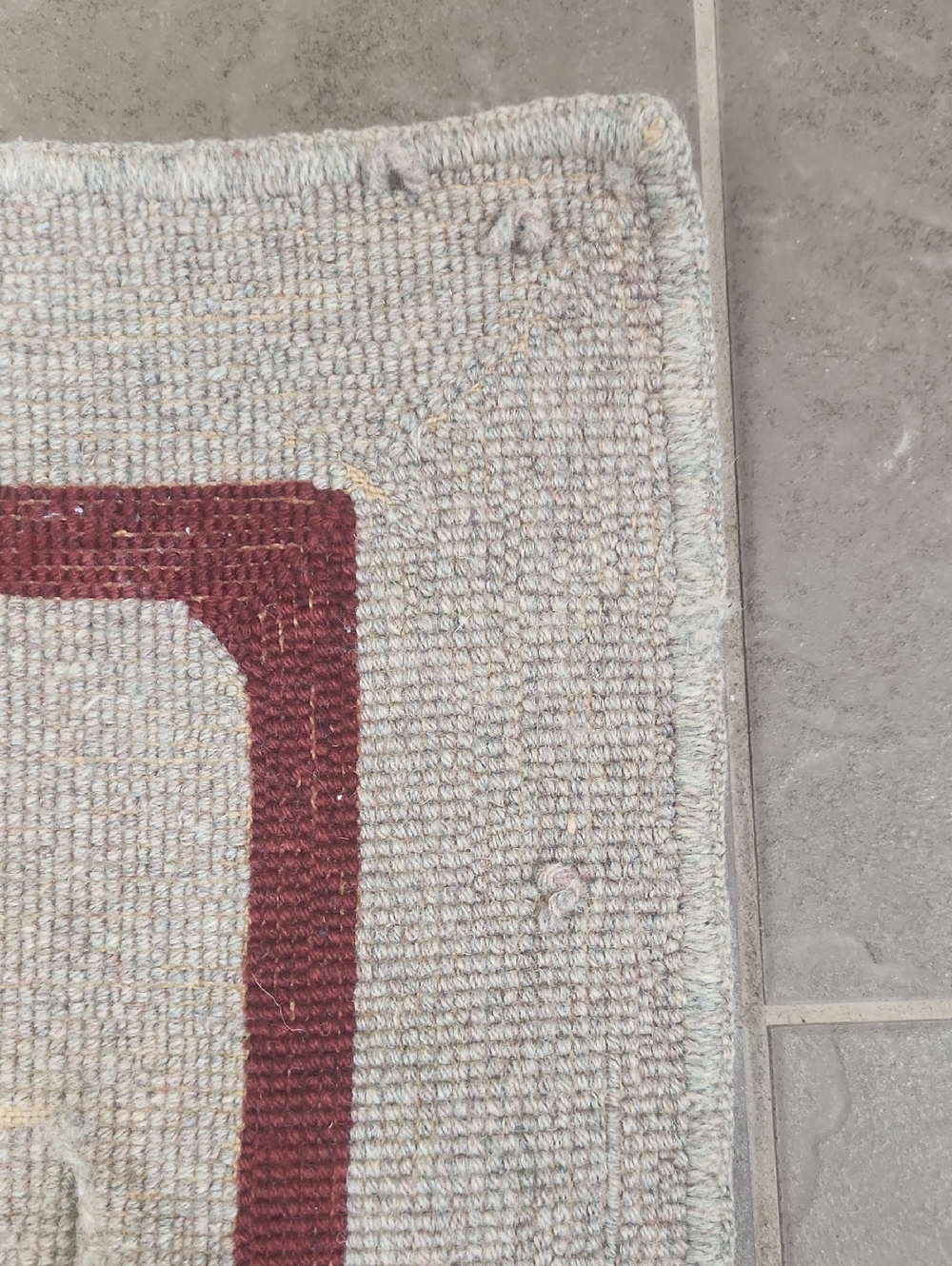 Floral Hooked Rug - Picture 4 of 6